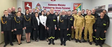 Nowy strażak złożył ślubowanie. Tak rozpoczął służbę w Koninie